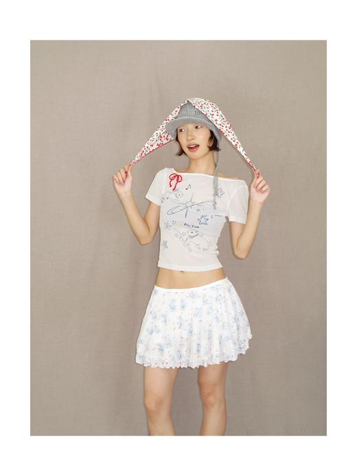 Kaiy Xiao 早秋系列 满月小兔子花边裙裤 商品图0