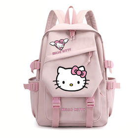可爱凯蒂猫hellokitty印花印花书包小学生初中生休闲双肩包