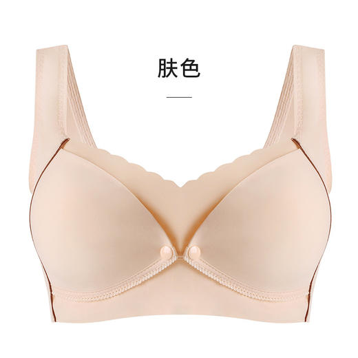 【哺乳内衣蚕丝无钢圈】孕妇抹胸聚拢支撑 薄款真丝透气无痕夏季文胸 商品图7