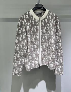 中性款拉链圆领针织开衫毛衣010