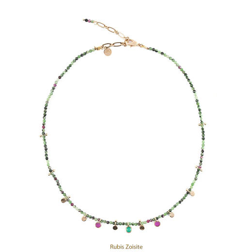 订购12周到｜ROOM SERVICE-ELENA-串珠 镀金 镶嵌 项链［法国设计师］ 商品图0