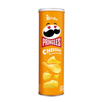品客（Pringles）桶装罐装薯片办公室马铃薯片浓香奶酪味110g休闲零食膨化食品 /休闲食品 /膨化食品 /薯片 商品图2