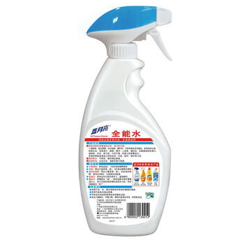蓝月亮 全能水500g/瓶 浴室地板厨房 家具家电玻璃金属饰品多功能清洁剂 /家庭清洁/纸品 /家庭环境清洁 /其它清洁用品 商品图4
