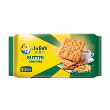 茱蒂丝Julie's 马来西亚进口奶油苏打饼干休闲零食早餐250克/袋×2 /休闲食品 /饼干 /苏打饼干 商品图2