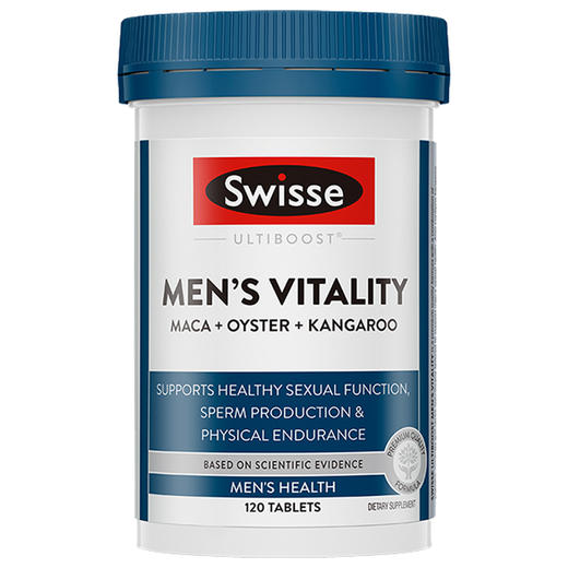 Swisse雄风片活力片 玛咖牡蛎袋精华 男士性补肾强身精力提升 澳洲进口 120粒 商品图7