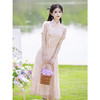 LSB3953 淡粉色旗袍2025新款夏季改良年轻款少女新中式奥黛国风女装连衣裙 商品缩略图1