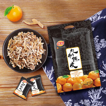 佳宝九制陈皮500g橙皮橘子皮果干泡茶煲汤大包散装休闲从车小零食 /休闲食品 /蜜饯果干 /陈皮蜜饯 商品图0