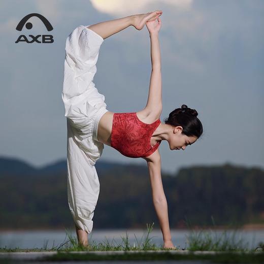 爱暇步国风瑜伽服背心衣女2025新款高级感美背印花普拉提健身上衣 商品图2