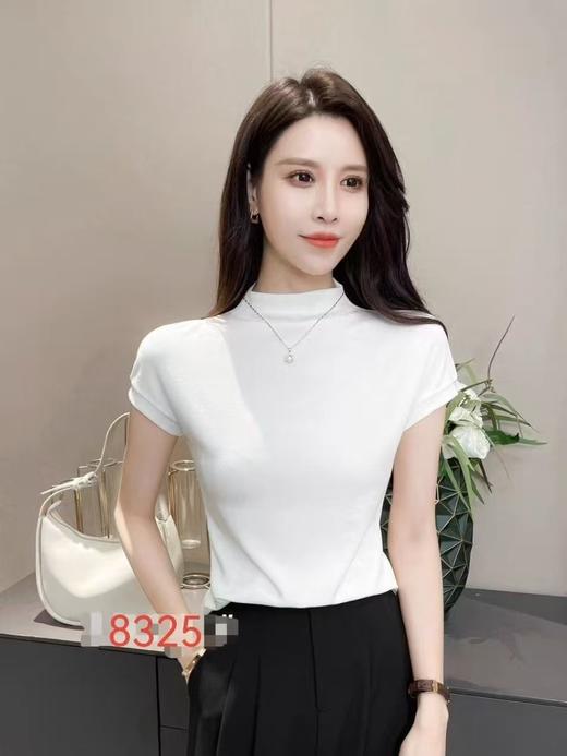 LS竹纤维女士时尚早秋款飞机袖打底衫8325 商品图1