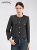 【商城同款】阿菁娜法式优雅短款小香风山羊绒外套F30D211027 商品缩略图1