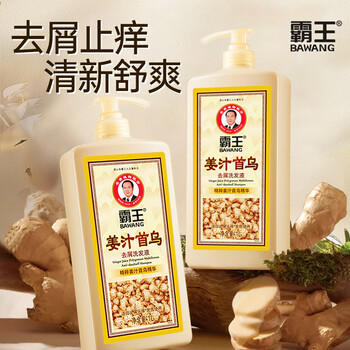 霸王生姜洗发水姜汁首乌去屑止痒洗发露洗头膏清新舒爽1L /个人护理 /洗发护发 /洗发水 商品图2