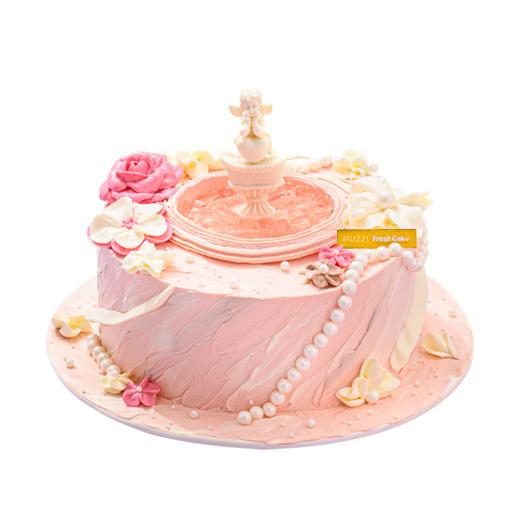 处女座·粉色丘比特0卡糖动物奶油生日蛋糕 | FALANC CAKE 商品图7