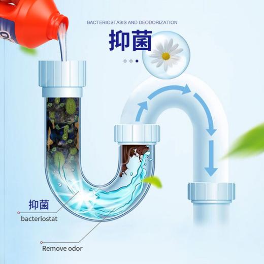 【给管道洗个澡】DDOXOO管道疏通剂 强力疏通 抑菌祛味 高粘性凝胶配方 不同管道1瓶全搞定 1000g/瓶 商品图1