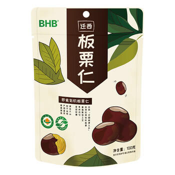 BHB 有机板栗仁100g/袋 栗子休闲食品坚果零食特产 甘栗仁食品 /休闲食品 /坚果炒货 /板栗 商品图2