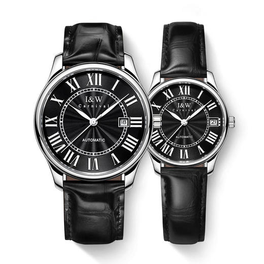 【质保两年】I&W爱沃驰机械表 进口机械机芯 蓝宝石表镜  防水防眩光 防刮耐磨 商品图6