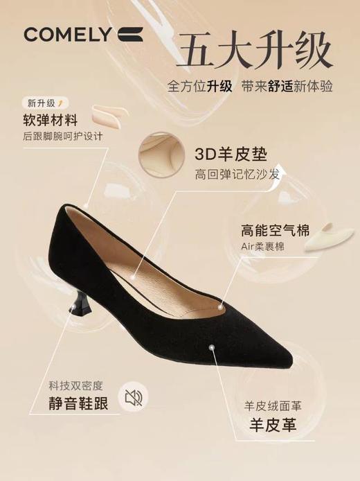 【云粉节】BF楼康莉宴会高跟鞋女细跟2025新款秋季空气棉通勤单鞋KYQ55508  吊牌价1080 活动价499 商品图2