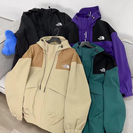 D080633双色拼接冲锋衣外套情侣款 商品图0