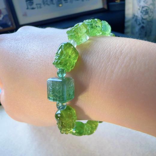 单圈貔貅绿碧玺手串 商品图8