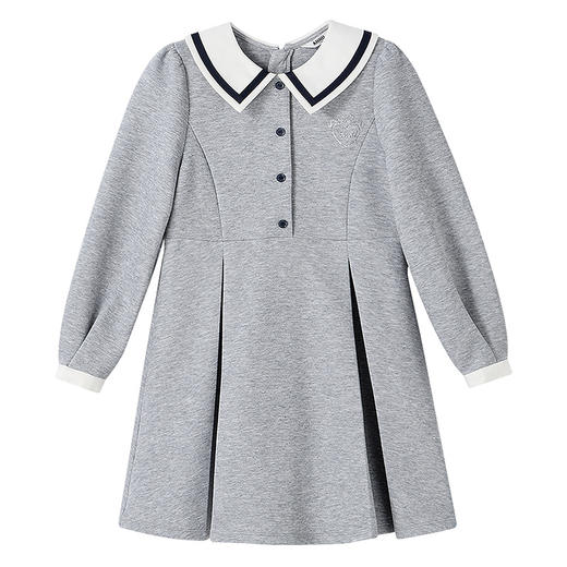 【实体店同款】女童长袖连衣裙秋季新款安奈儿童装AG533316 商品图6