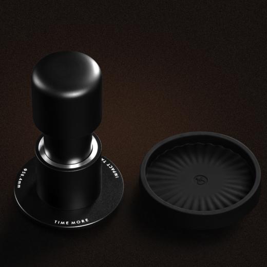 【新品】泰摩 寸拳冲击粉锤意式咖啡机手压粉锤58.4mm平底/螺纹底压粉器 省力回弹 商品图14