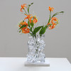 轻奢水晶厚底玻璃花瓶客厅创意摆件鲜花水养高级感插花装饰品 商品缩略图5