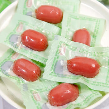 口水娃子弹肠混合味500g小香肠烤肠肉枣办公室解馋零食独立包装 /休闲食品 /肉类零食 /猪肉类 商品图3