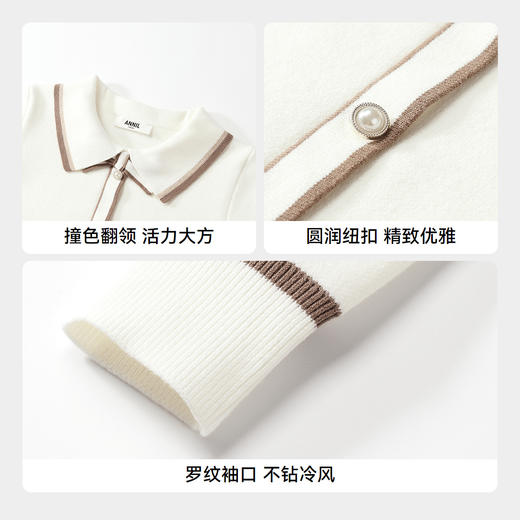 【实体店同款】女童长袖连衣裙秋季新款安奈儿童装AG533030 商品图4