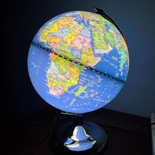 【送地图❗️清华附中推荐AR地球仪】暑假必买👉🏻高配版——天屿蔚蓝铁尺金属AR地球仪 上知天文 下知地理 发光高清地球仪 教学用品 商品图2