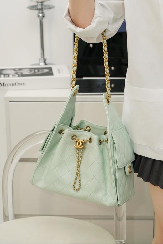 香奈儿25s smaII hobo 抽绳水桶包（LZ） 商品图11