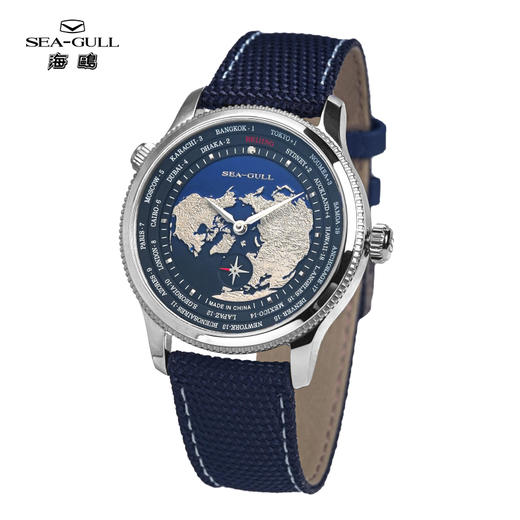 海鸥新品世界时自动机械表7085 商品图3