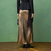 【林栖设计小店】生活在左金缎鱼尾半身裙高腰修身优雅2025秋季新款裙子女1953102 商品缩略图4