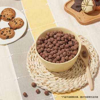 家乐氏（Kellogg）进口可可球富含钙铁锌麦片巧克力谷物脆儿童学生营养早餐代餐170g /水饮冲调 /冲饮谷物 /膨化谷物 商品图1