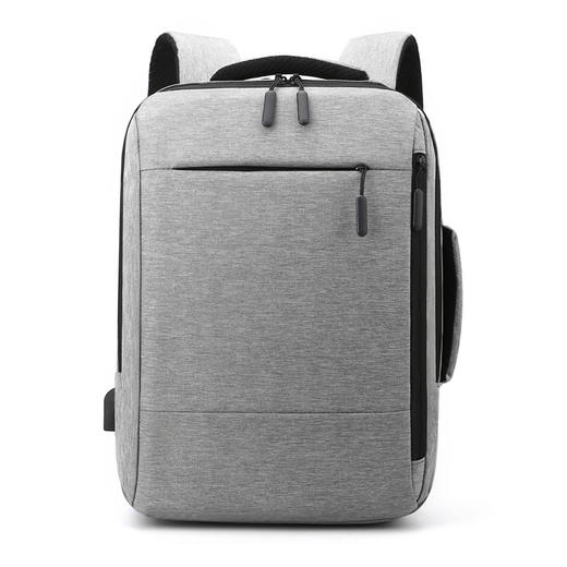 【商务休闲，功能完备】新品双肩包男士商务通勤书包 电脑包usb多功能背包 礼品包会议包-QB 商品图5