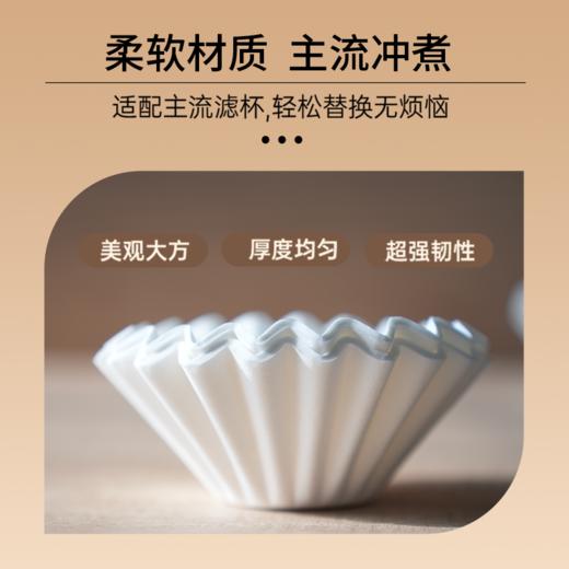家用咖啡过滤纸蛋糕手冲型美式咖啡机滴漏式滤纸 商品图1