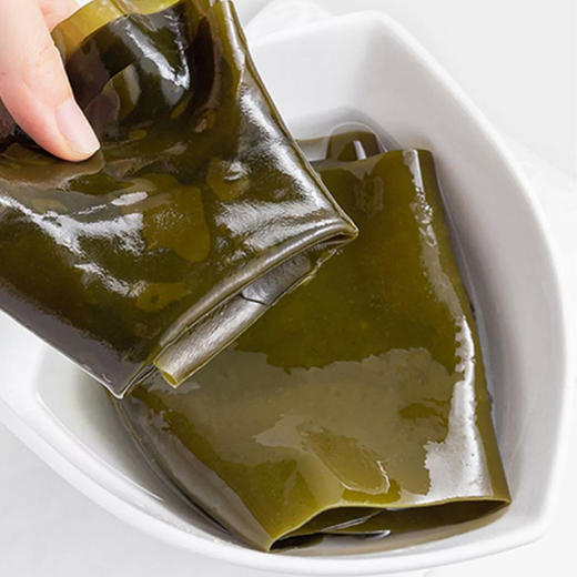 【绿帝有机干海带350g】色泽油亮 泡发量大 口感鲜美 商品图2