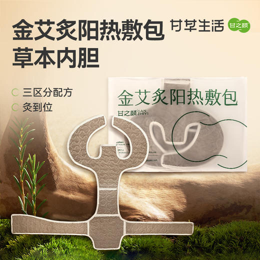 甘之颐 金艾炙阳热敷包（袋装内胆） 草本内胆 艾灸草本肩颈背部热敷温养舒适 商品图0