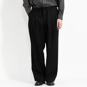 Markaware DOUBLE PLEATED EASY TROUSERS 有机棉宽松锥形长裤