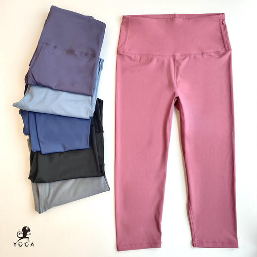 壁虎瑜伽【2409QK406】高腰七分裤【5天发货】 商品图5