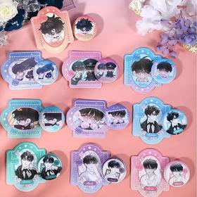 小蘑菇 方糖信使系列 mini徽章 吧唧 全10种 20包/盒 国谷 耽美