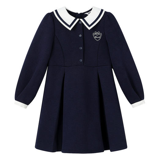 【实体店同款】女童长袖连衣裙秋季新款安奈儿童装AG533316 商品图5