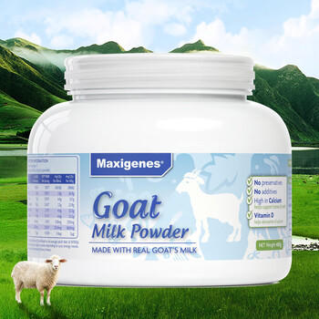 Maxigenes美可卓正品蓝胖子纯羊奶粉营养高钙高蛋白儿童学生成人中老年400g /水饮冲调 /成人奶粉 /羊奶粉 商品图5