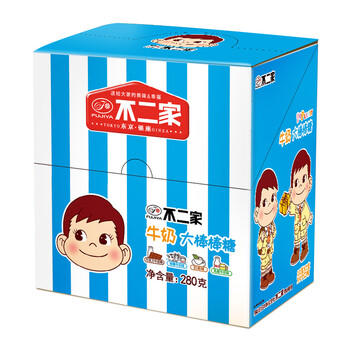 不二家 【独家】牛奶棒棒糖 280g28支 儿童糖果 喜糖 休闲零食 礼物 /休闲食品 /糖果 /棒棒糖 商品图0