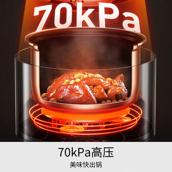 九阳（Joyoung）浓香系列电压力锅5L双胆家用全自动智能预约炖肉煲汤开盖煮猛火Y-50C72电饭煲高压锅4-6人 /家用电器 /厨房小电 /电压力锅 商品图1