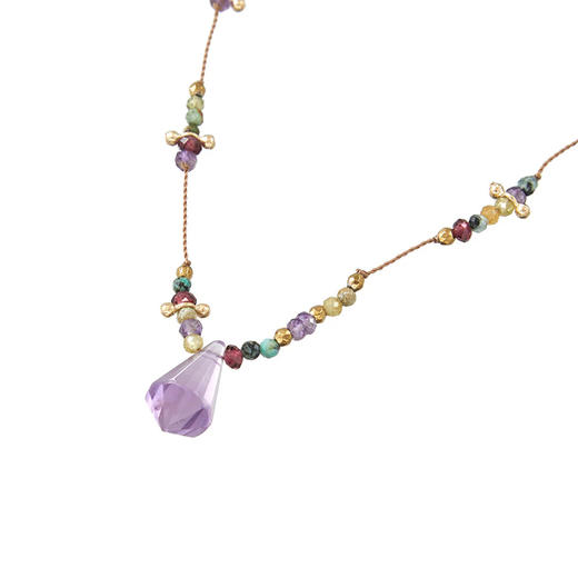 北京仓｜ROOM SERVICE-RAINBOW-水滴形 吊坠 项链［法国设计师］ 商品图5