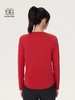 点此购买 可隆春秋女子经典圆领套头拼接收腰修身长袖运动休闲打底卫衣 37 326272 商品缩略图4
