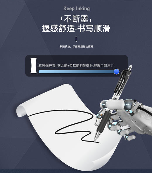 【开学季】谁懂啊，买笔的尽头，就是这种经典款！ V8按动中性笔，学生党/打工人通用，书写流畅，秒干不脏手，墨量足  0806 商品图5
