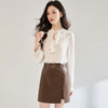 「高货sh」全新升级【铂金会员183/天猫239/差价56】(14200)洛诗琳法式荷叶边系带衬衫2025秋季浪漫天丝雪纺上衣女 商品缩略图2