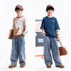 【实体店同款】男童全腰梭织牛仔单裤秋季新款安奈儿童装AB536111 商品缩略图3