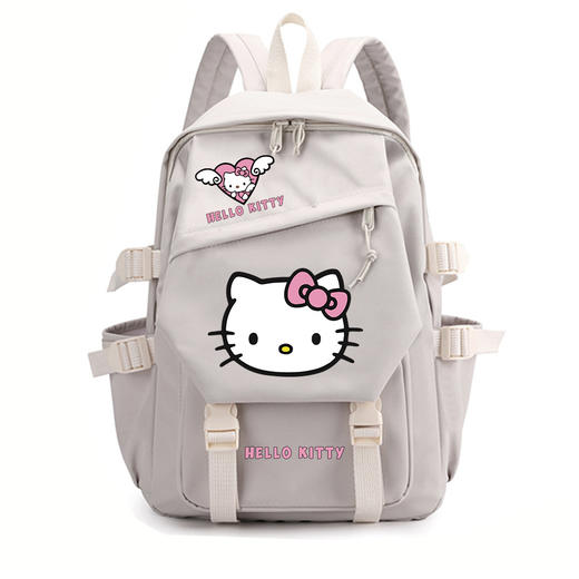 可爱凯蒂猫hellokitty印花印花书包小学生初中生休闲双肩包 商品图3