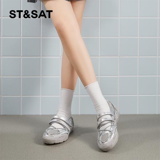 星期六复古网面透气运动芭蕾玛丽珍SSD2111TA0 商品图3